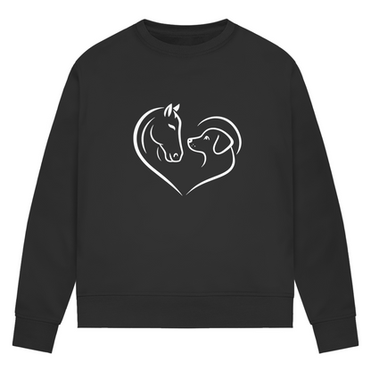 Herzensfreunde - Bio-Sweatshirt für Damen