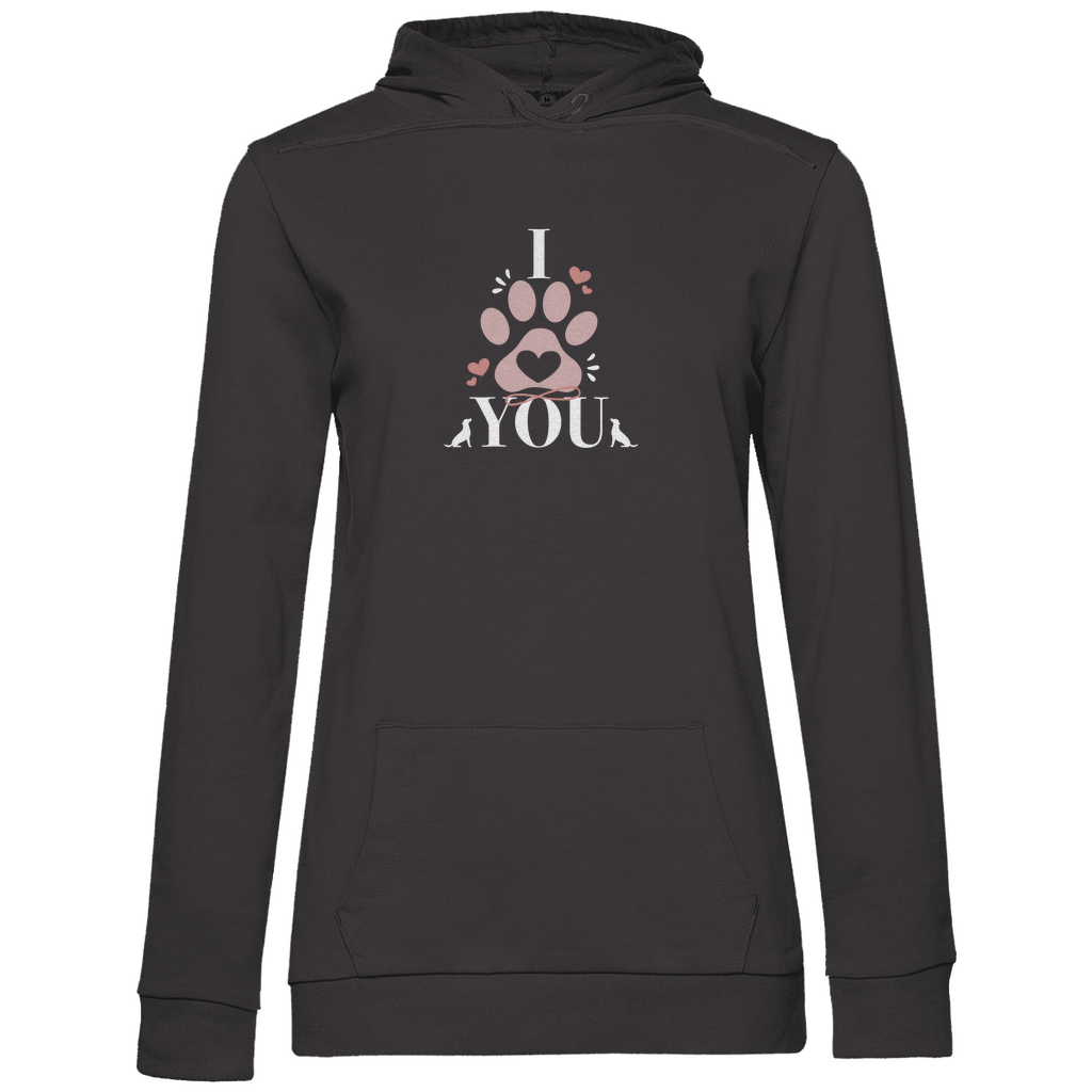 I Love You - Hoodie für Damen