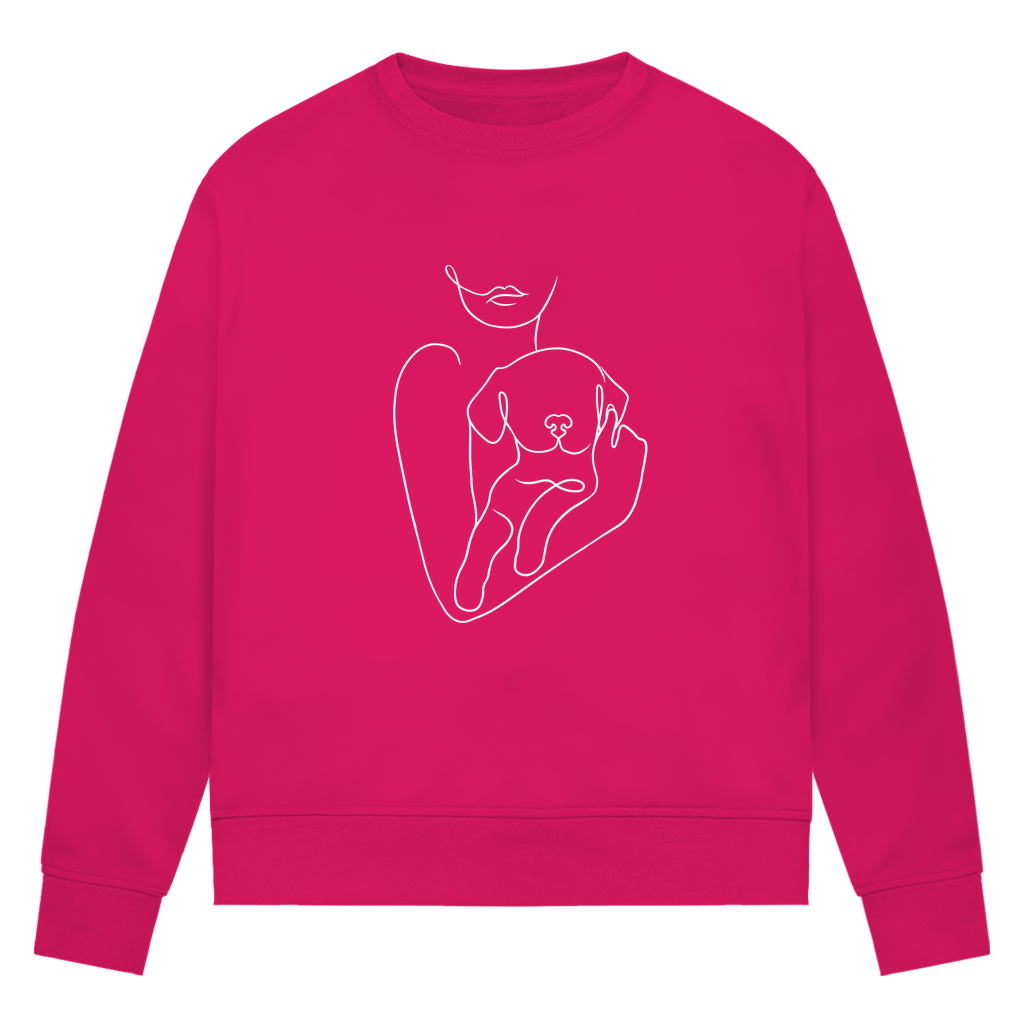Welpenliebe - Bio-Sweatshirt für Damen