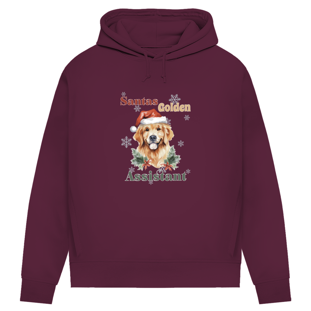 Santas Golden Assistant - Bio-Hoodie für Damen