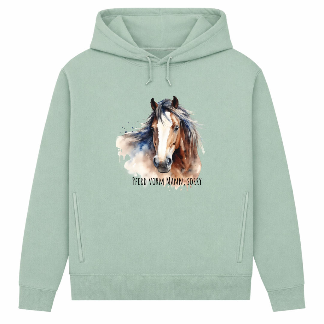 Pferd - Hoodie aus Bio-Baumwolle für Damen