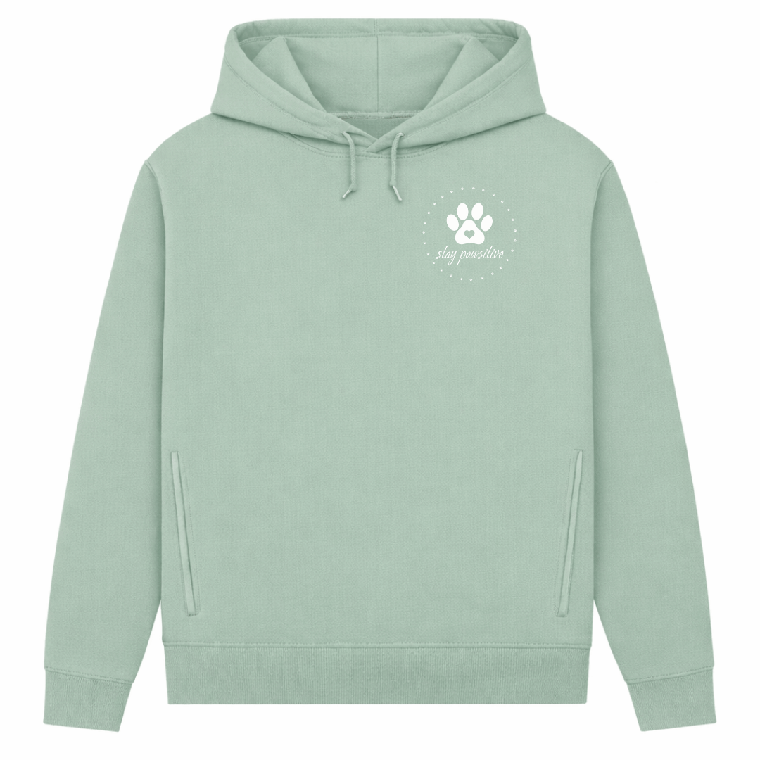 Stay Pawsitive– Hoodie aus Bio-Baumwolle für Damen