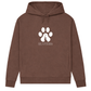 Herz und Pfötchen– Hoodie aus Bio-Baumwolle für Damen