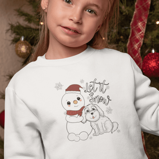 Let it snow - Sweatshirt für Kinder