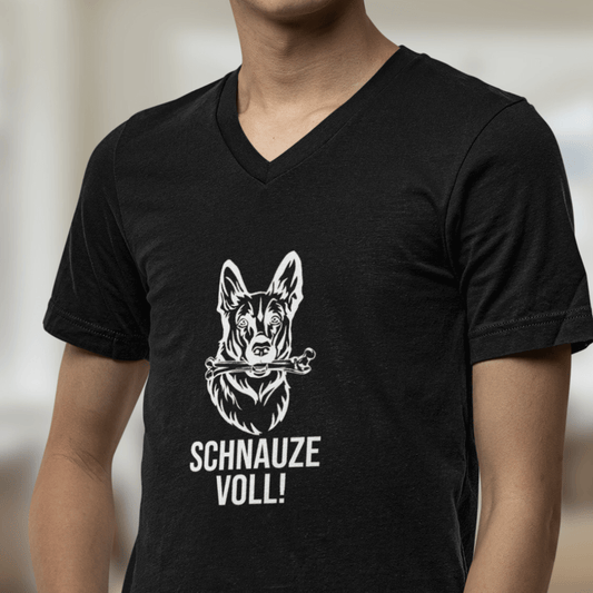 Schnauze Voll -  V-Shirt für Herren