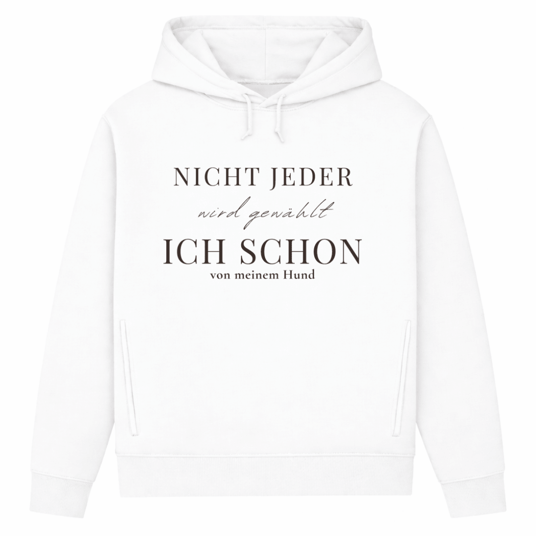 Vom Hund erwählt – Hoodie aus Bio-Baumwolle für Damen