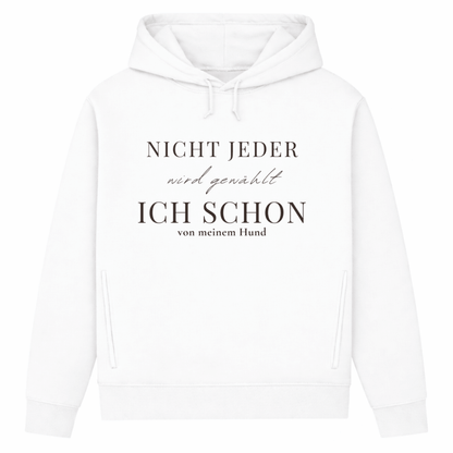 Vom Hund erwählt – Hoodie aus Bio-Baumwolle für Damen