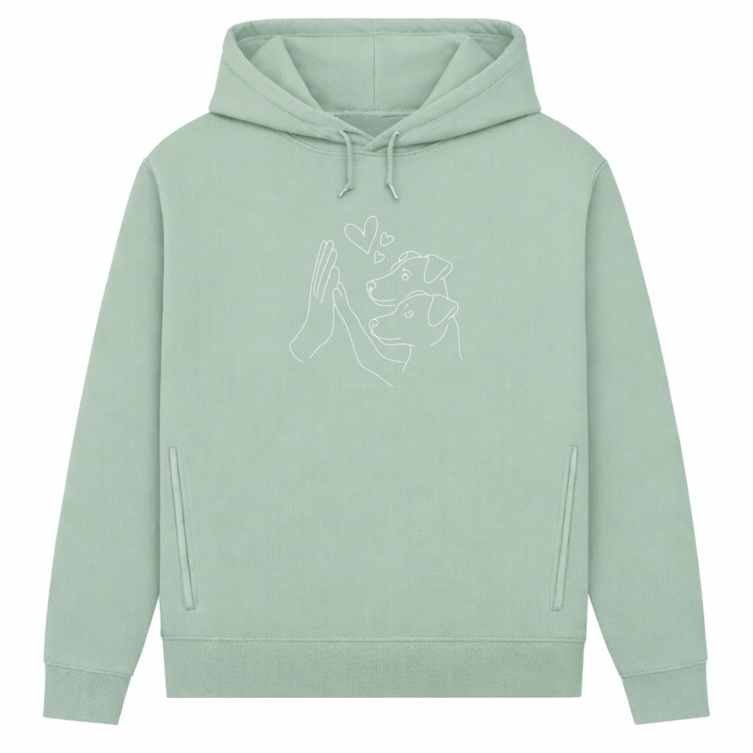 Doppeltes Glück– Hoodie aus Bio-Baumwolle für Damen