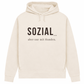 SOZIAL...  – Hoodie aus Bio-Baumwolle für Damen