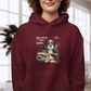 Bücherwurm - Bio-Hoodie für Damen