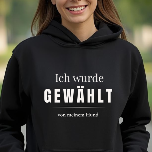 Seelenhund Statement  – Hoodie aus Bio-Baumwolle für Damen