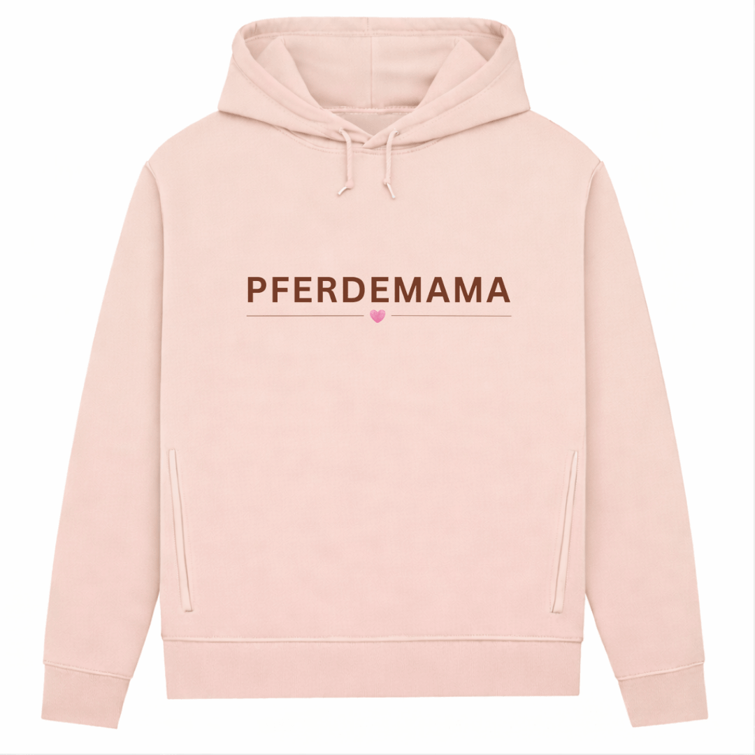Pferdemama – Hoodie aus Bio-Baumwolle für Damen