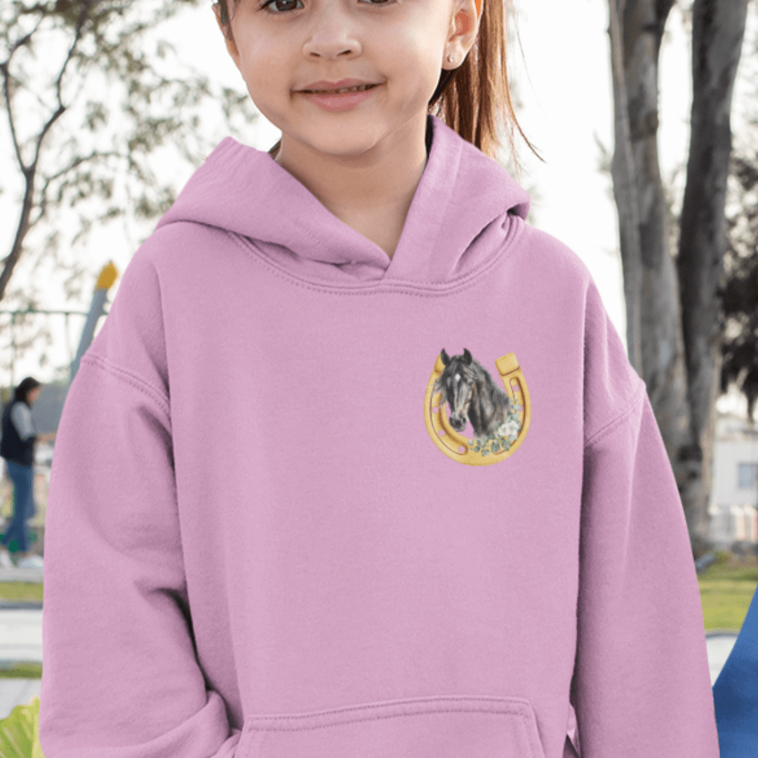 Glück zum Anziehen - Bio Hoodie für Kinder