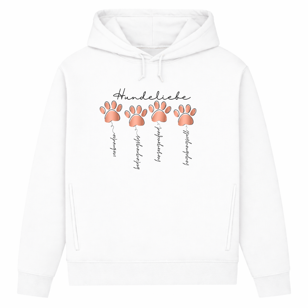 Hundeliebe – Hoodie aus Bio-Baumwolle für Damen