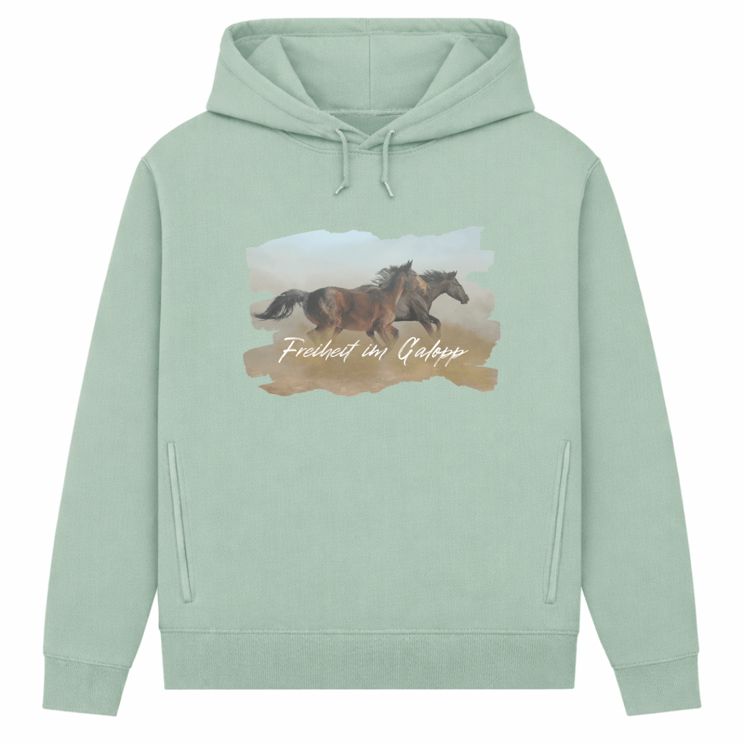Freiheit im Galopp – Hoodie aus Bio-Baumwolle für Damen