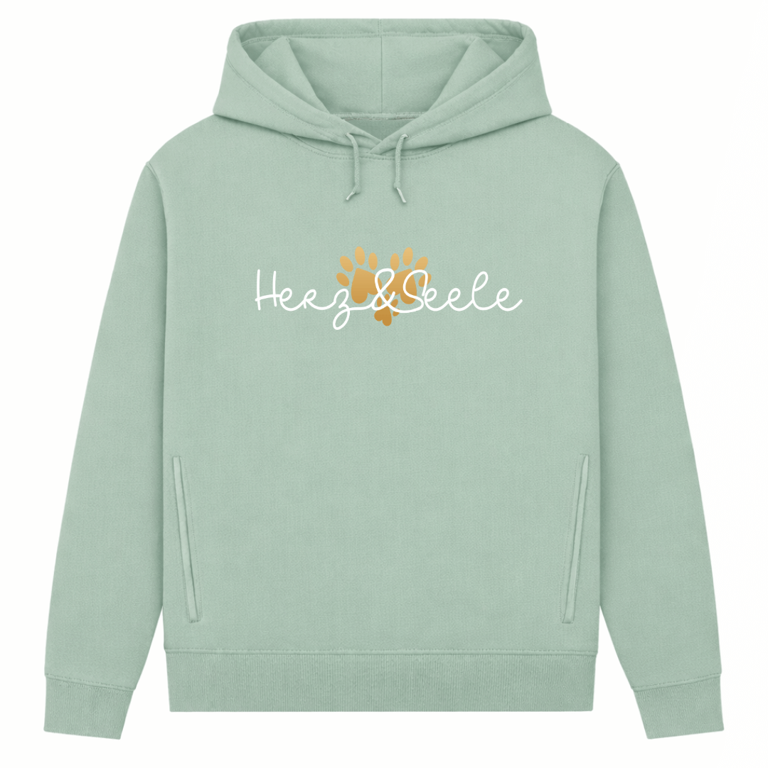Herz und Seele – Hoodie aus Bio-Baumwolle für Damen
