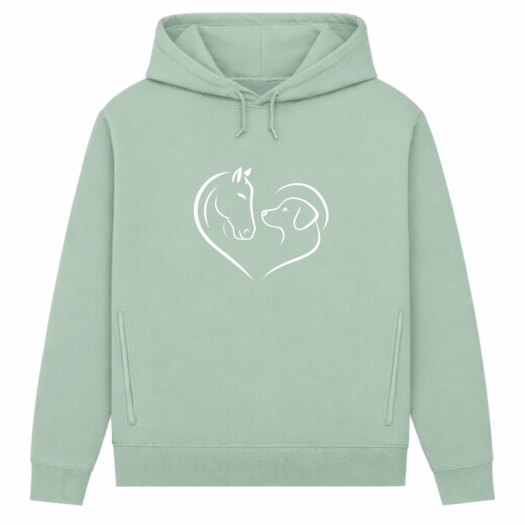 Herzensfreunde - Hoodie aus Bio-Baumwolle für Damen