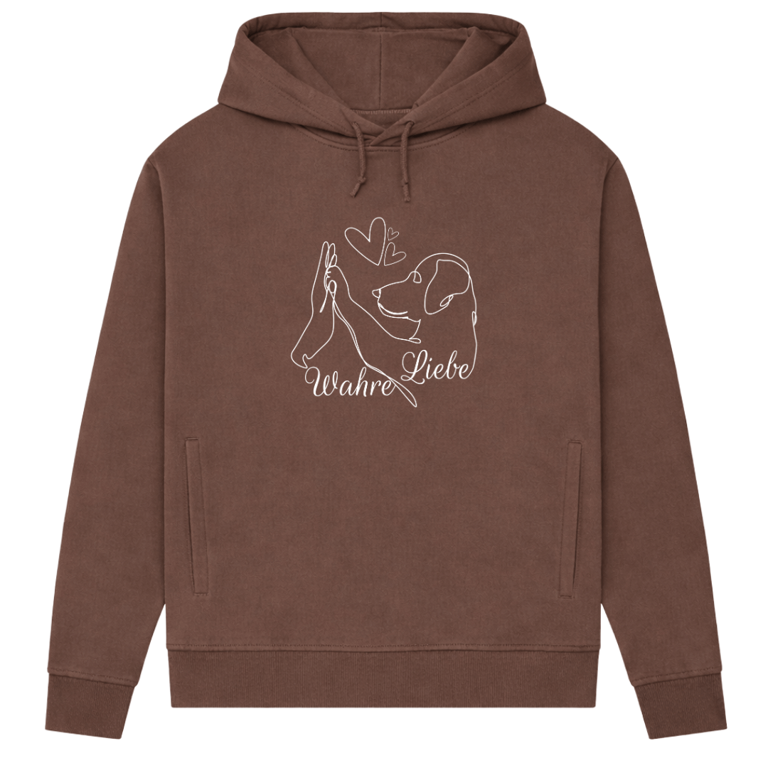 Meine Wahre Liebe– Hoodie aus Bio-Baumwolle für Damen