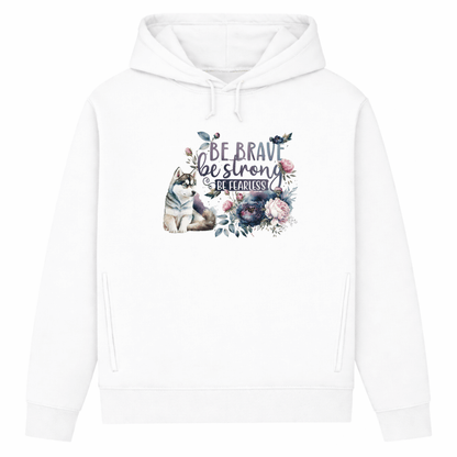 Be Strong – Hoodie aus Bio-Baumwolle für Damen