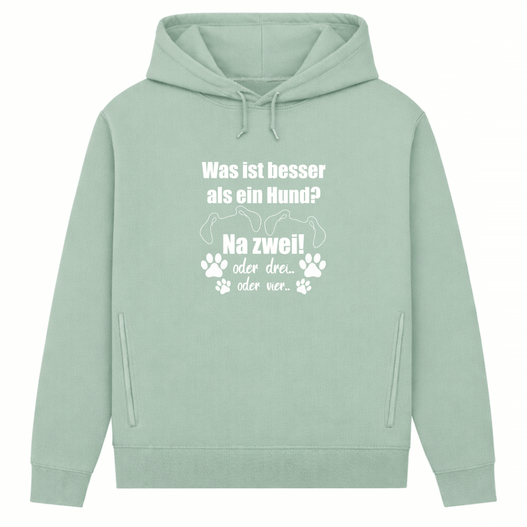 Je Mehr Desto Besser– Hoodie aus Bio-Baumwolle für Damen