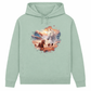 Liebe zu Pferden - Hoodie aus Bio-Baumwolle für Damen