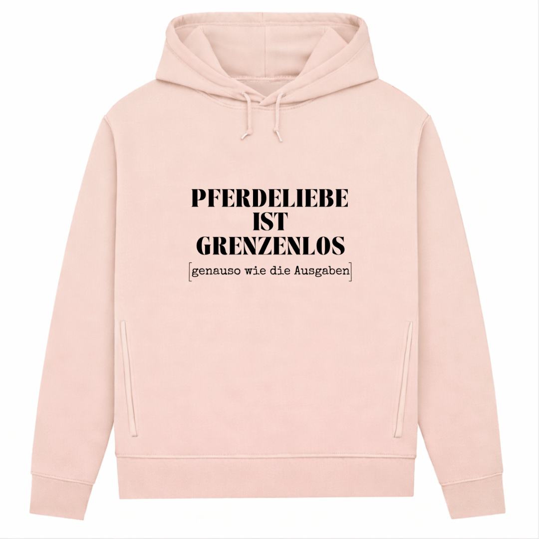 Ohne Pferd– Hoodie aus Bio-Baumwolle für Damen