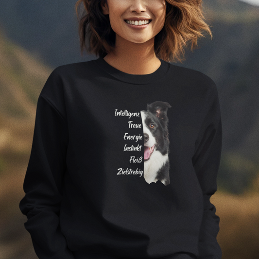 Border Collie - Bio-Sweatshirt für Damen