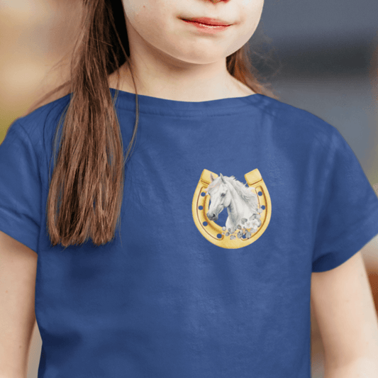 Pferdeliebe - Bio T-Shirt für Kinder