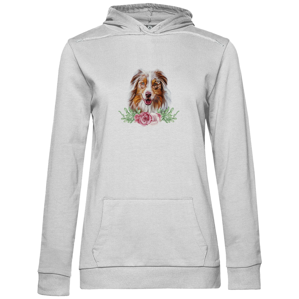 Flower Australian Shepherd - Hoodie für Damen