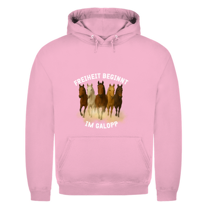 Galopp ist Freiheit - Hoodie Unisex