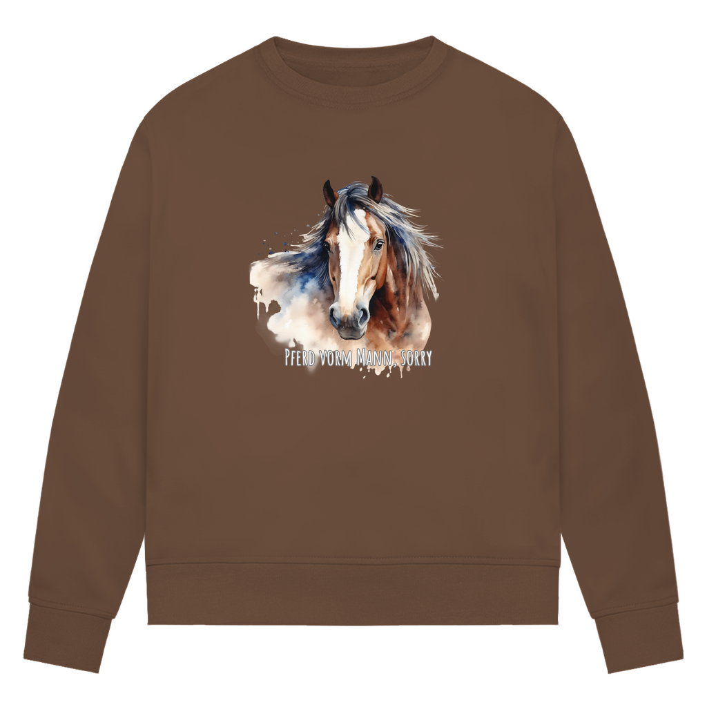 Pferd - Bio-Sweatshirt für Damen