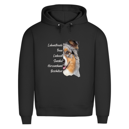 Australian Shepherd - Bio-Hoodie für Herren