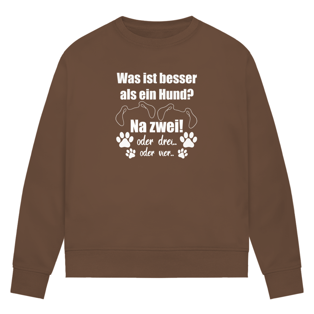 Je Mehr Desto Besser - Bio-Sweatshirt für Damen