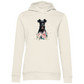 Flower Schnauzer - Bio-Hoodie für Damen