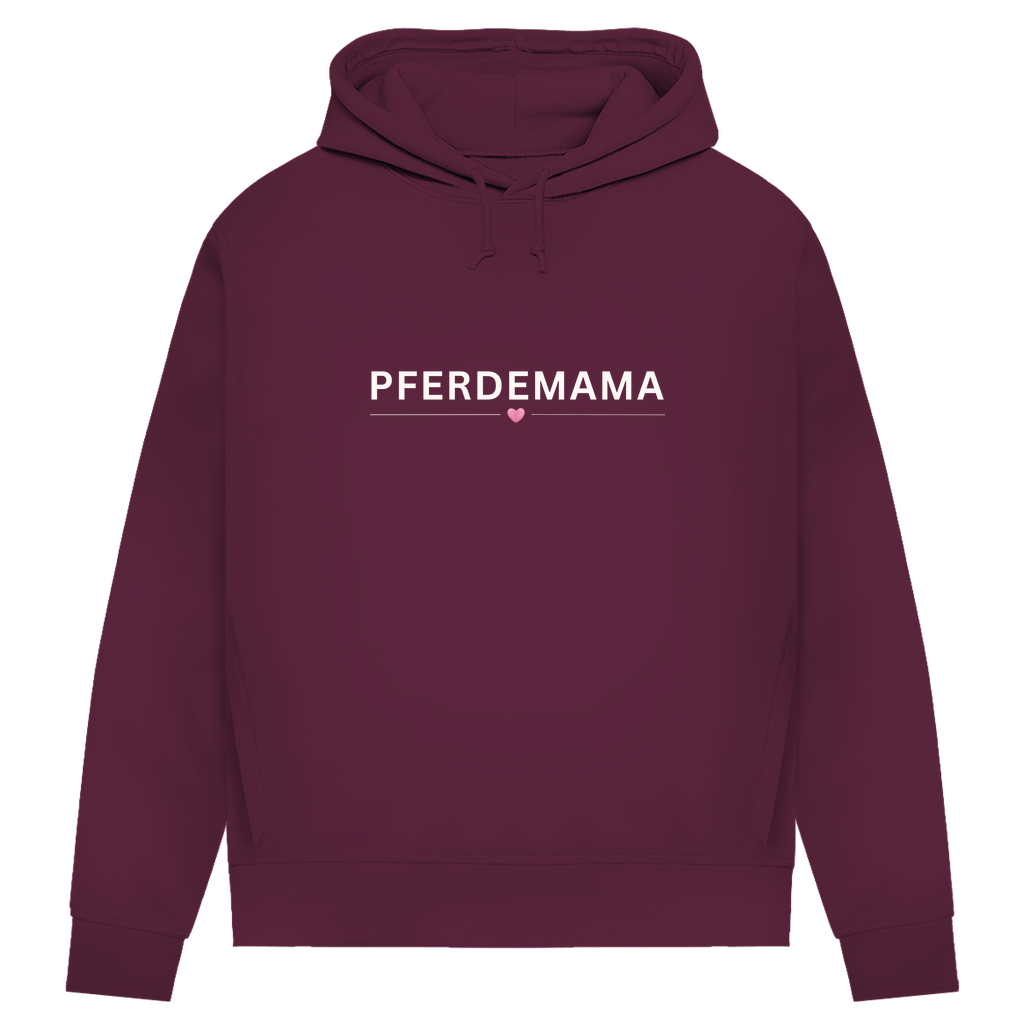 Pferdemama - Bio-Hoodie für Damen