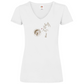 Strays of Streets Meow - V-Shirt für Damen