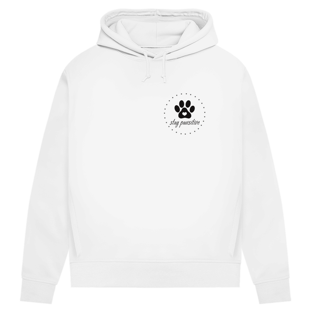 Stay Pawsitive- Bio-Hoodie für Damen