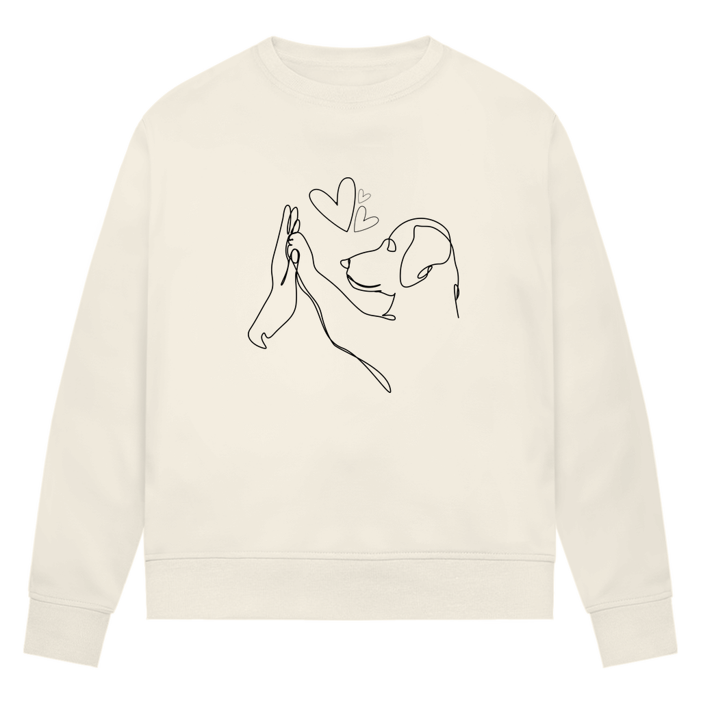 Wahre Liebe - Bio-Sweatshirt für Damen