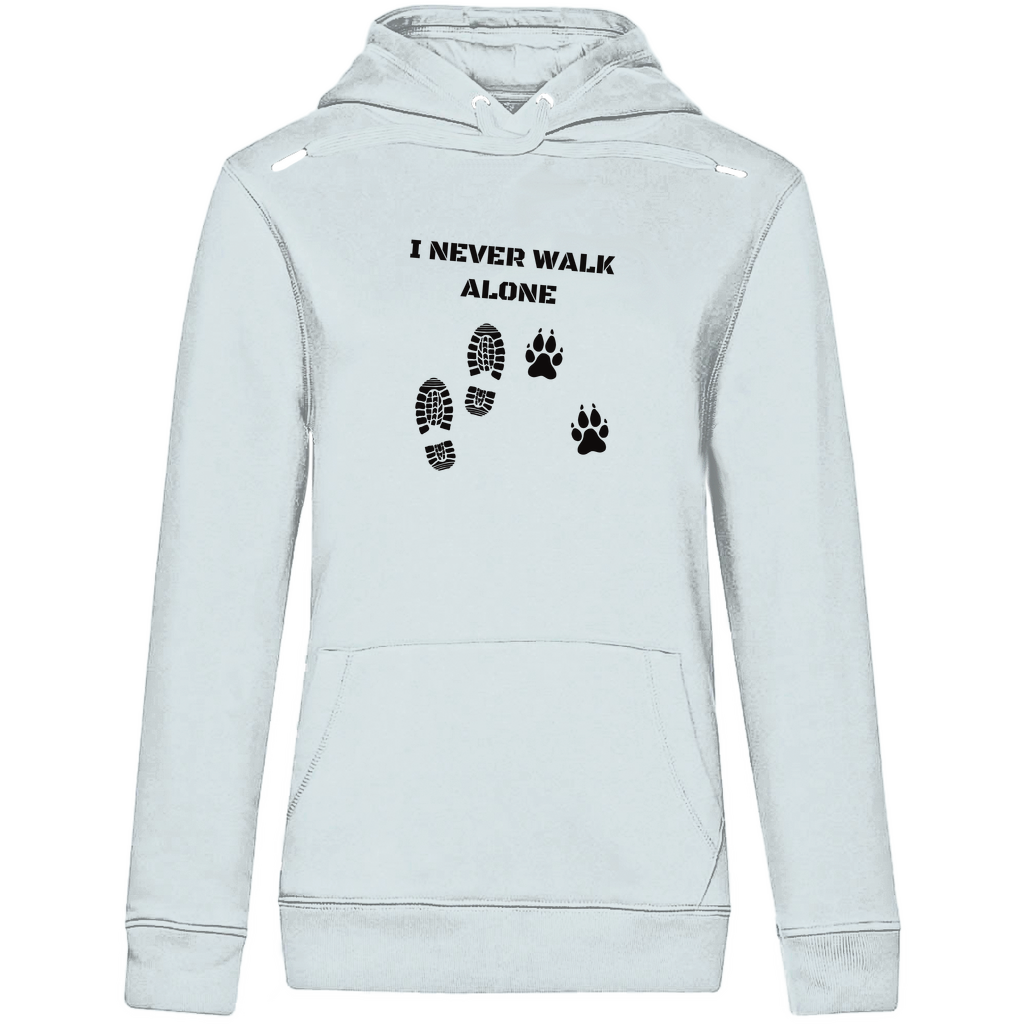 I Never Walk Alone - Bio-Hoodie für Damen