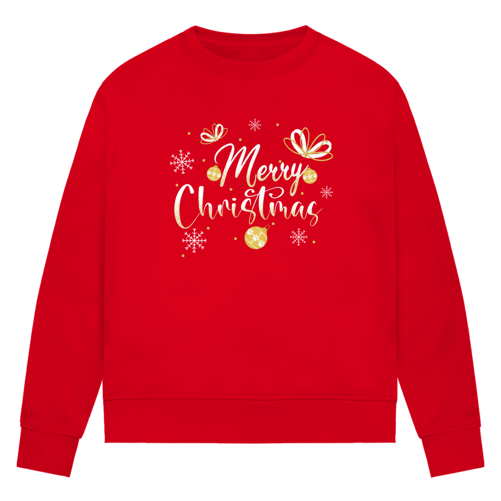 Merry Christmas - Bio -Sweatshirt für Damen