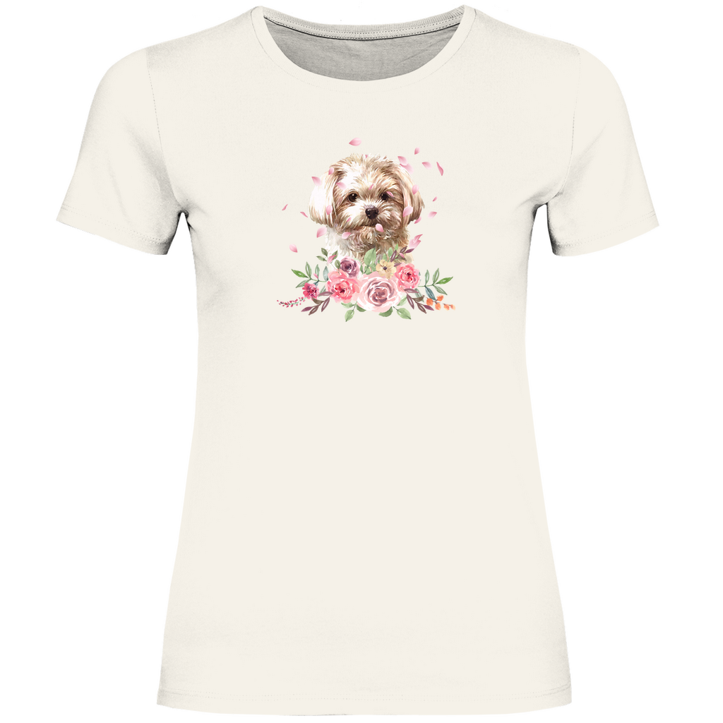 Flower Malteser - T-Shirt für Damen