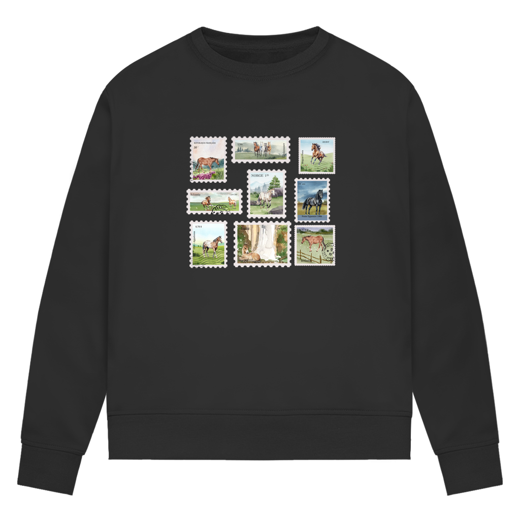 Pferdepost - Bio-Sweatshirt für Damen