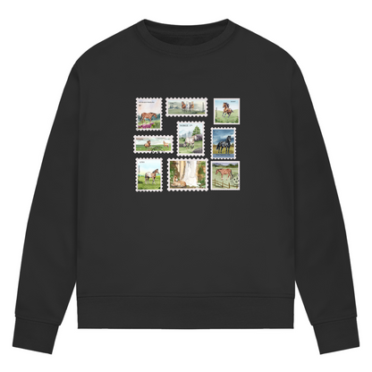 Pferdepost - Bio-Sweatshirt für Damen