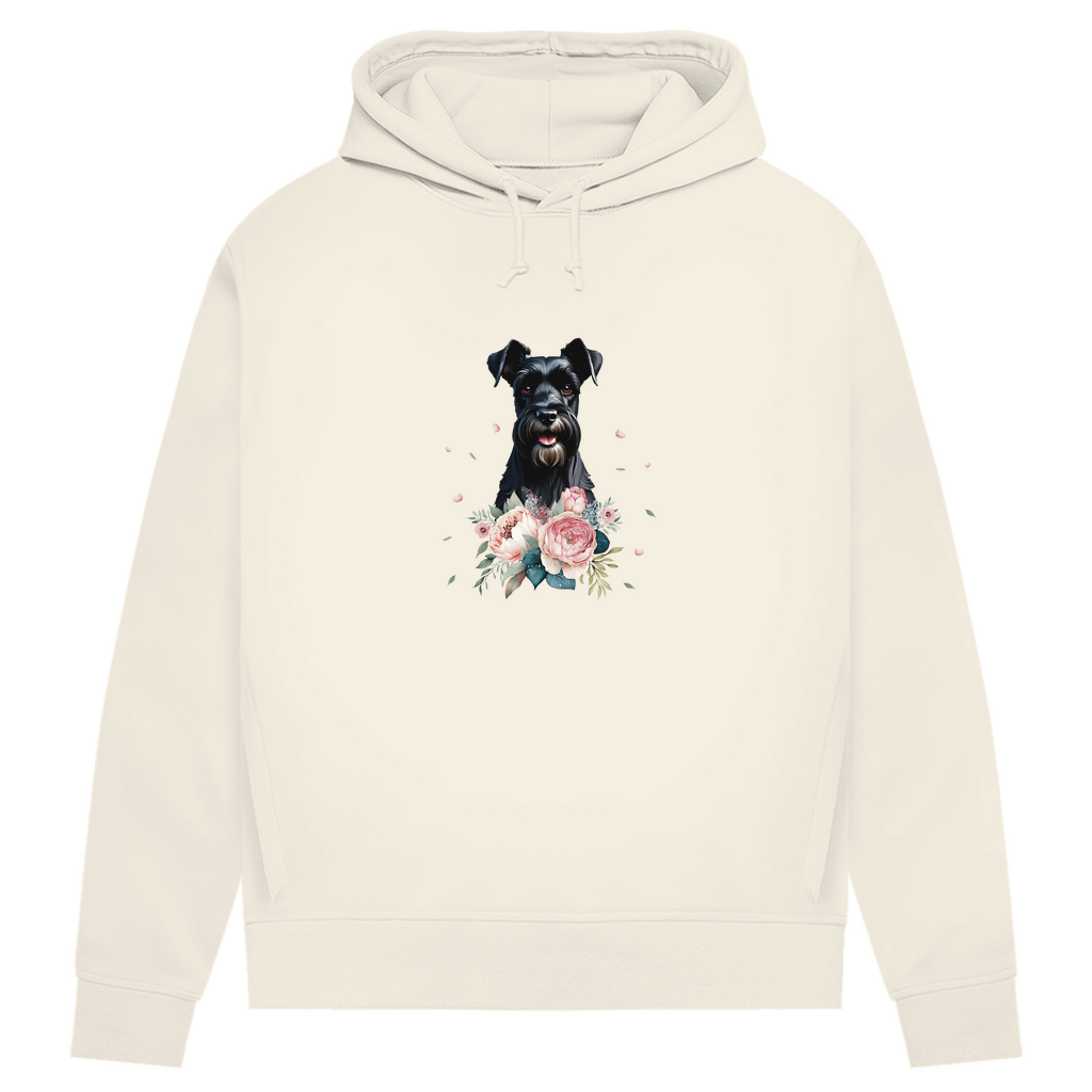 Flower Schnauzer - Bio-Hoodie für Damen