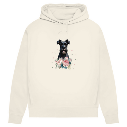 Flower Schnauzer - Bio-Hoodie für Damen