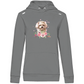 Flower Malteser - Bio-Hoodie für Damen