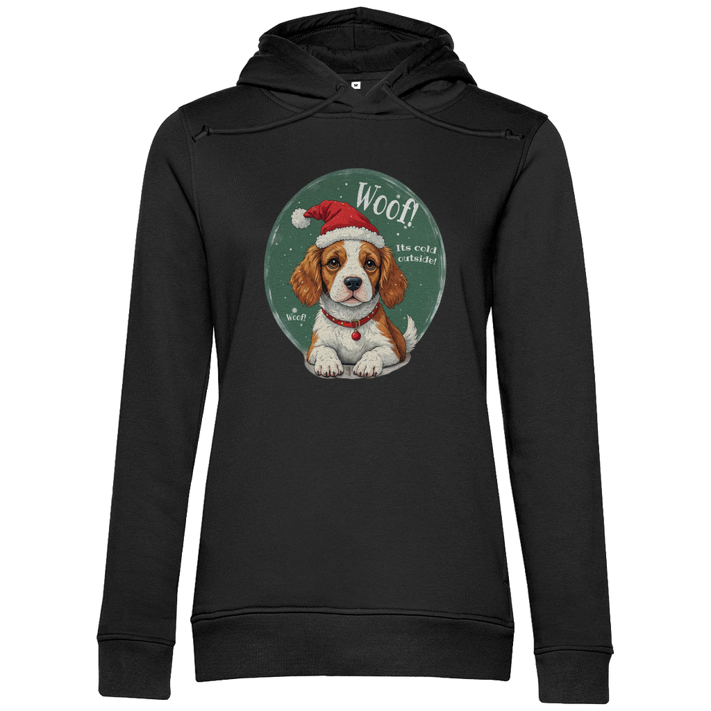 Wuff und Weihnachten - Bio-Hoodie für Damen- Weihnachten