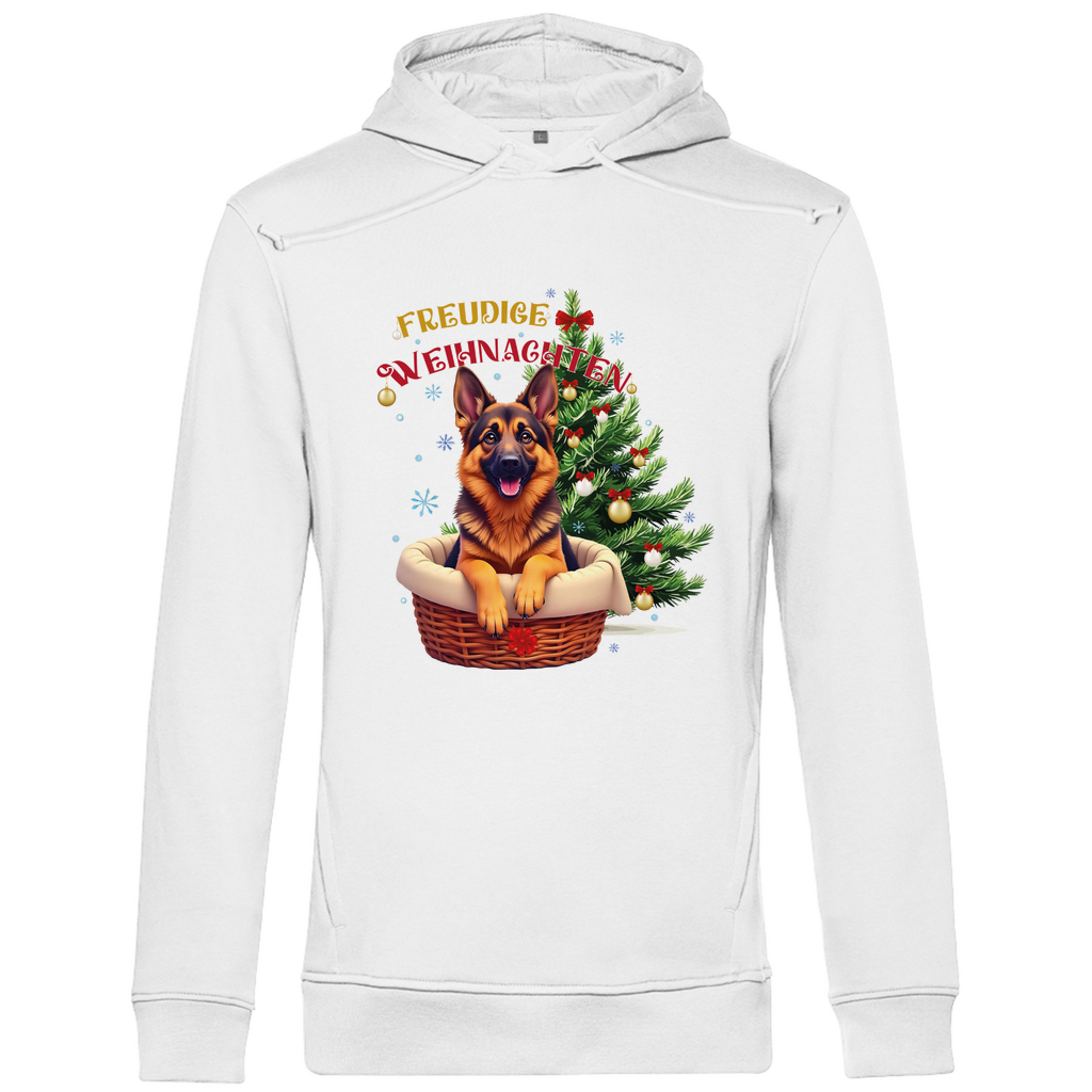 Freudige Weihnachten - Bio-Hoodie für Herren-Weihnachten