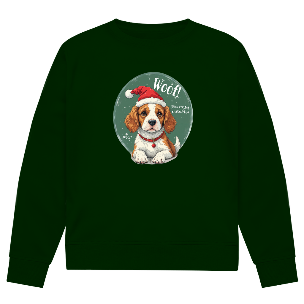 Wuff und Weihnachten - Bio-Sweatshirt für Herren