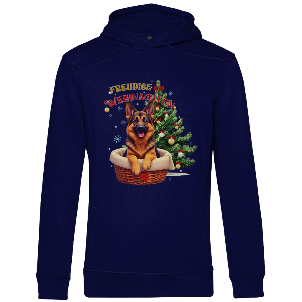 Freudige Weihnachten - Bio-Hoodie für Herren-Weihnachten